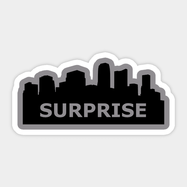 Surprise Skyline Sticker by gulden